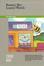 Bouncy Bee Learns Words box front