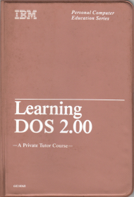 Learning DOS box front