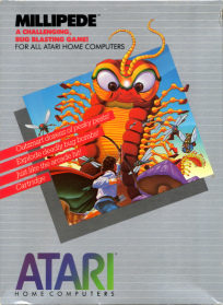 Millipede Atari Home Computers box
