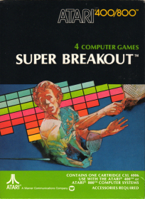 Super Breakout Atari Home Computers box