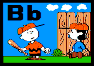 Apple II version of Charlie Brown's ABC's