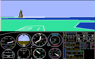 MS Flight Simulator for IBM PC