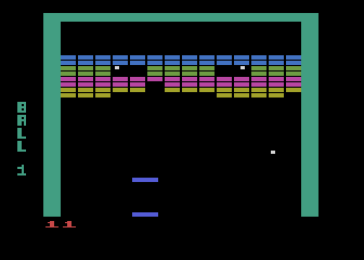 Atari 8-bit version of Super Breakout