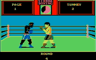 IBM PC version of Sierra Championship Boxing