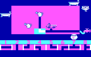 IBM PC version of Pipeline