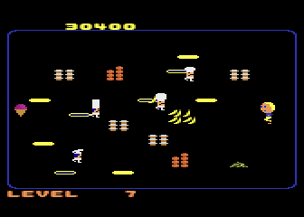 Atari 7800 version of Food Fight