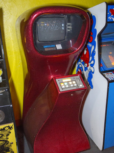 Computer Space arcade cabinet (1 player red version)