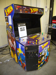X-Men 6-player arcade cabinet