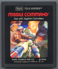 Missile Command cartridge