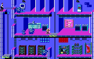 Impossible Mission 2 Tandy 1000 screenshot