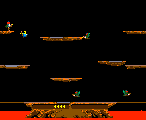 Arcade version of Joust