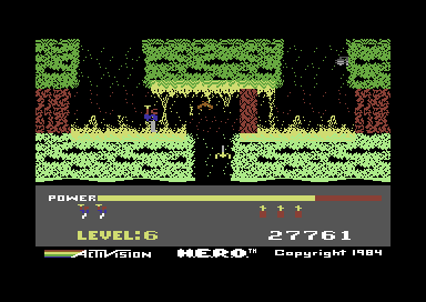 Commodore 64 version of H.E.R.O.