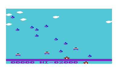 Commodore VIC-20 version of Cloudburst
