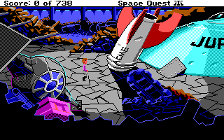IBM EGA/VGA version of Space Quest III