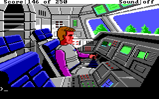 IBM EGA version of Space Quest II