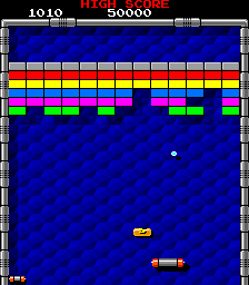 Arcade version of Arkanoid