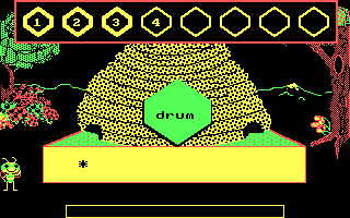 Bouncy Bee Learns Words for the IBM PC