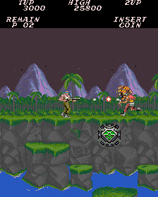 Arcade version of Contra