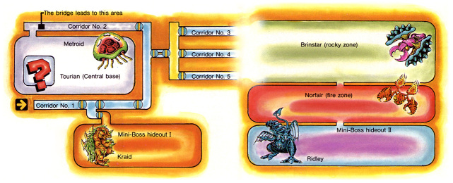 Map of Zebes