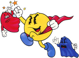 Super Pac-Man flyer artwork