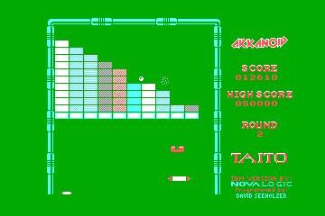 Arkanoid hypthetical CGA palette example 2