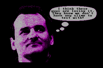 Ghostbusters II actual CGA palette