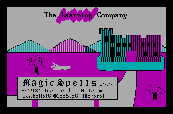 Magic Spells canonical CGA colors