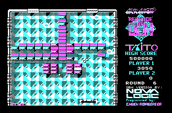 Arkanoid 2 CGA graphics with RGB monitor