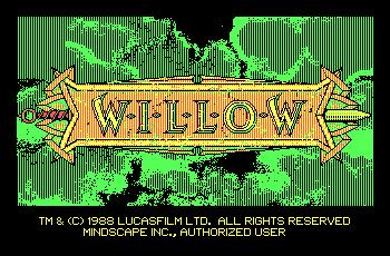 Willow CGA graphics with RGB monitor