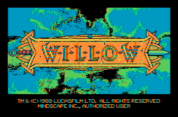 Willow CGA graphics with composite monitor