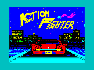 Action Fighter ZX Spectrum loading screen