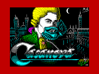 Casanova ZX Spectrum loading screen
