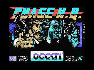 Chase H.Q. MSX loading screen