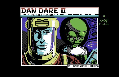 Dan Dare II: Mekon's Revenge Commodore 64 Loading Screen