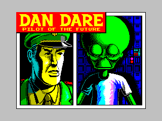 Dan Dare: Pilot of the Future ZX Spectrum loading screen