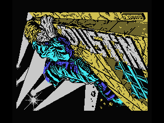 Dustin MSX loading screen