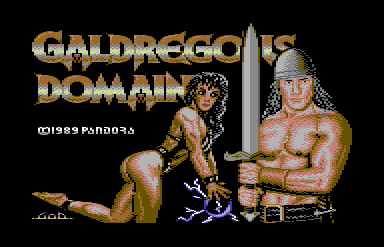 Galdregons Domain Commodore 64 Loading Screen