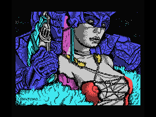 Game Over MSX loading screen