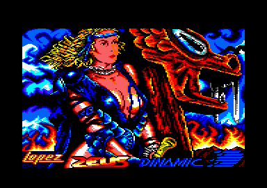 Hundra Amstrad CPC loading screen