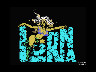 Lorna MSX loading screen