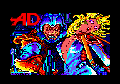 Mega-Corp Amstrad CPC loading screen