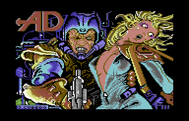 Mega-Corp Commodore 64 Loading Screen