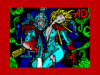 Mega-Corp ZX Spectrum loading screen