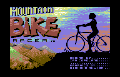Mountain Bike Racer Commodore 64 Loading Screen