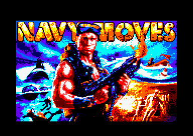 Navy Moves Amstrad CPC loading screen