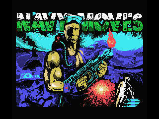 Navy Moves MSX loading screen