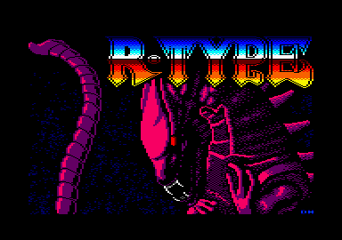 R-Type Amstrad CPC loading screen