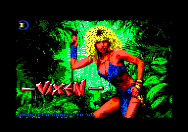 Vixen Amstrad CPC loading screen