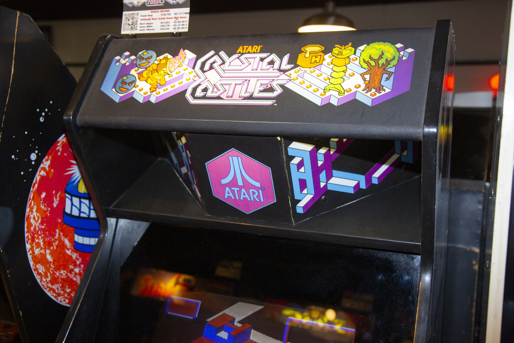 Crystal Castles arcade cabinet