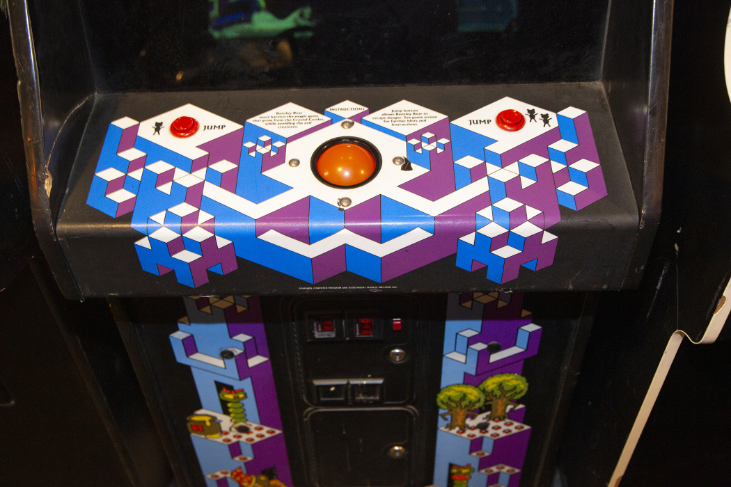 Crystal Castles arcade cabinet